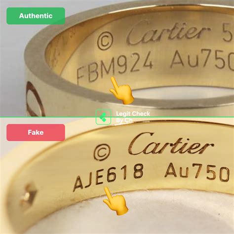 cartier ring serial numbers